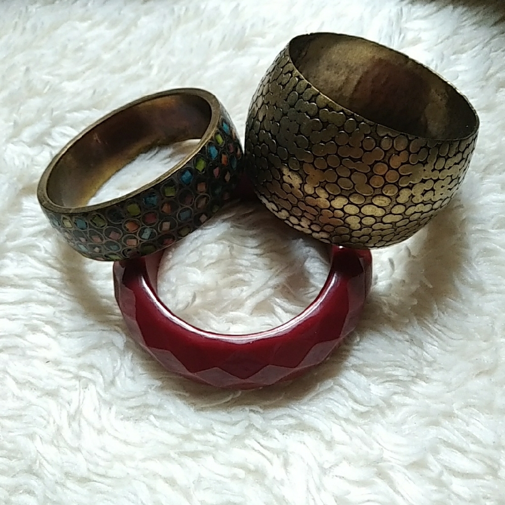 bronze bangle set